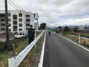 第３回松本マラソン7キロ地点。みなさんの応援で走れています