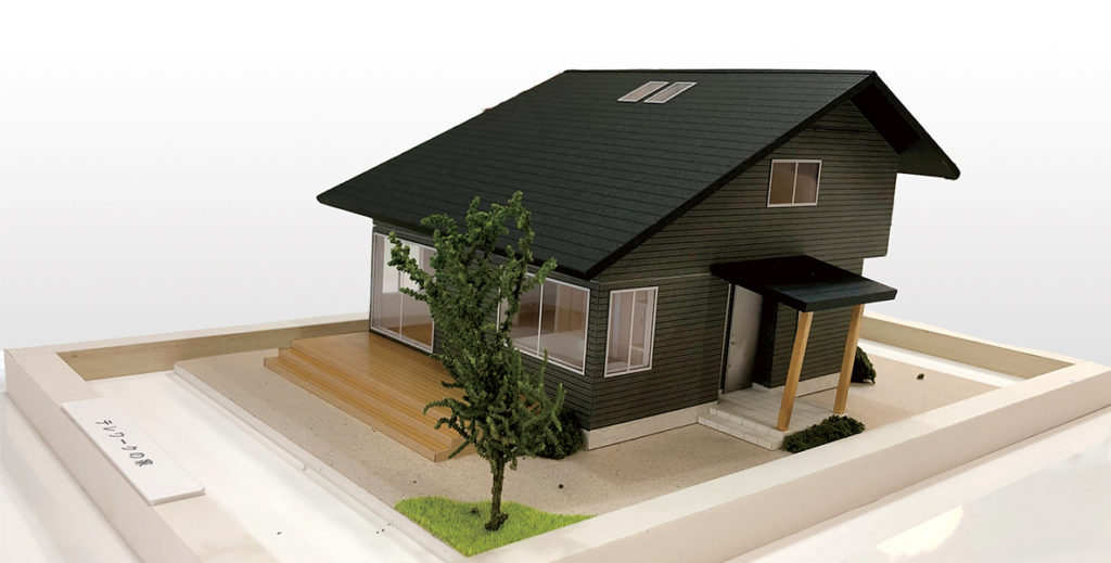 テレワークの家　模型