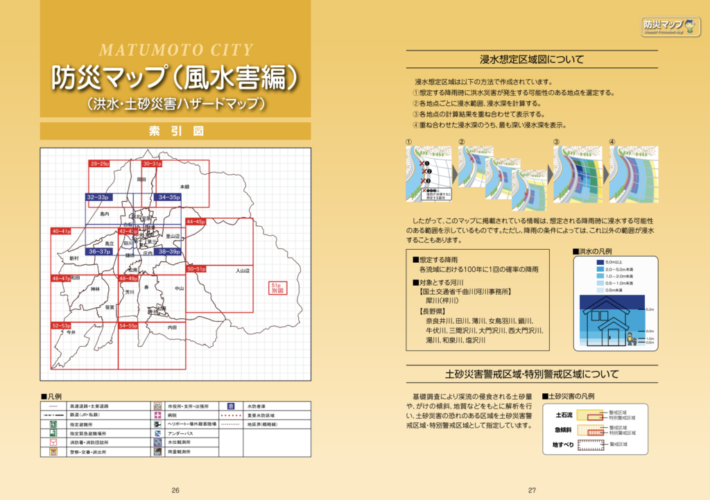 松本市防災マップ｜２０２０年版