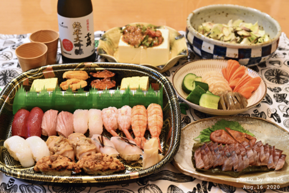 男料理にすけそうだらのたまごを日本酒漬け燻製でいただく 2020年8月 Lhouse 男料理にすけそうだらのたまごを日本酒漬け燻製でいただく 2020年8月 Lhouse
