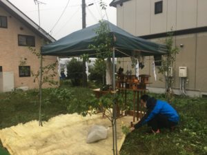 地鎮祭準備