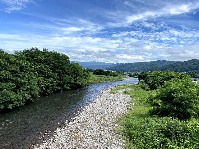 茅野市内にて