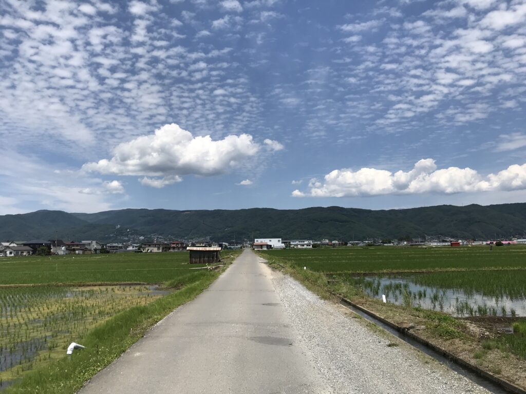 諏訪の名風景「田辺壕」（たんべごう）