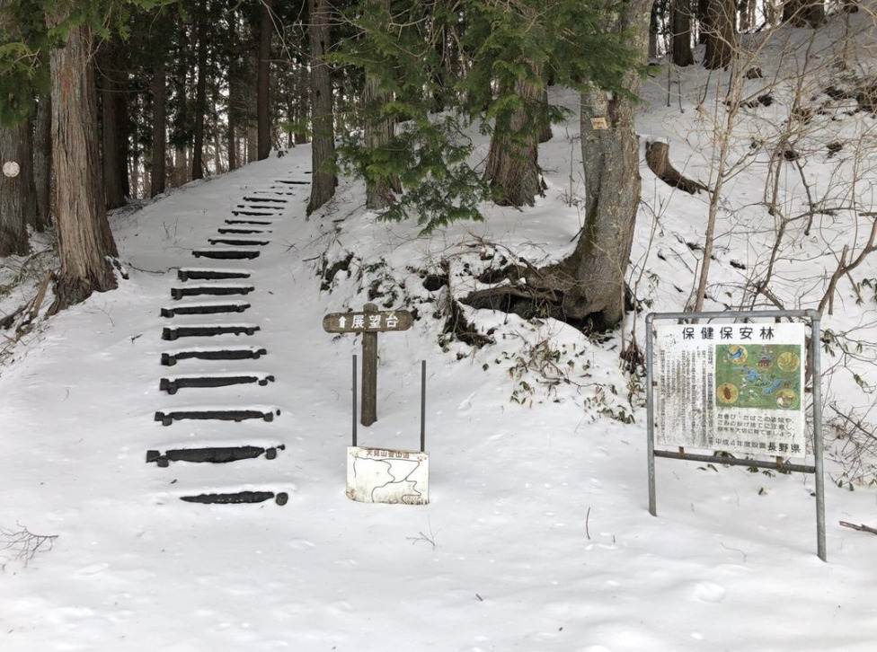 大見山登山道