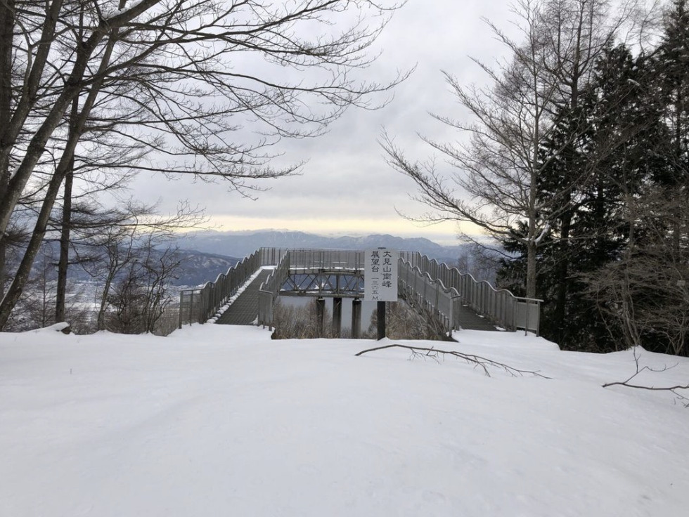 大見山登山道