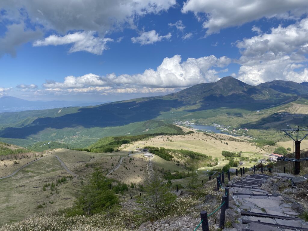 車山から白樺湖