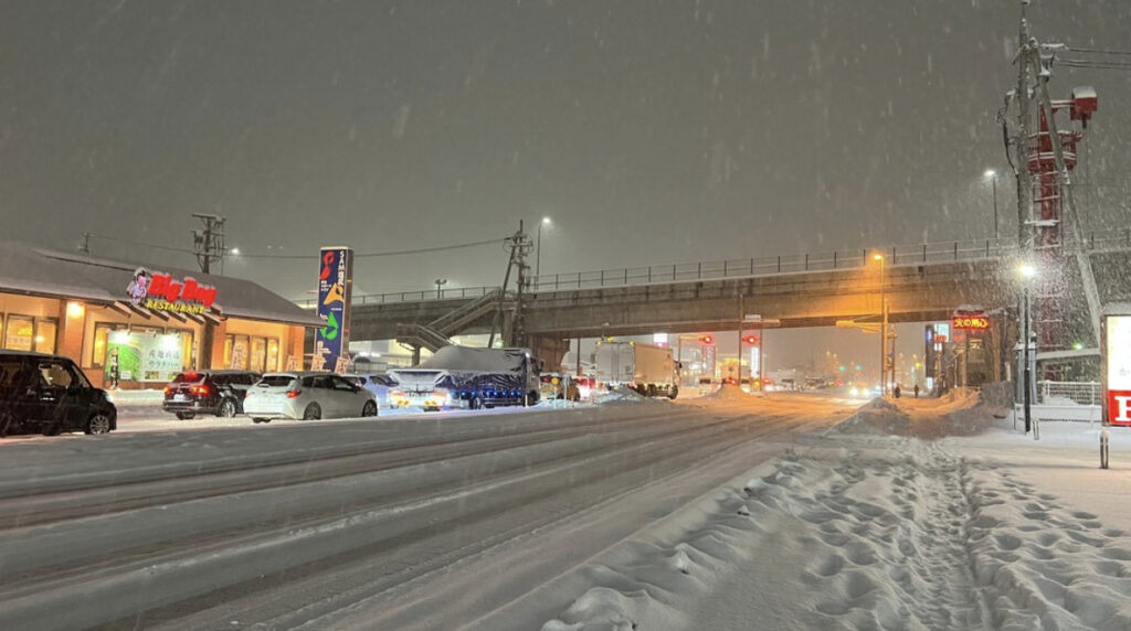 大雪の日