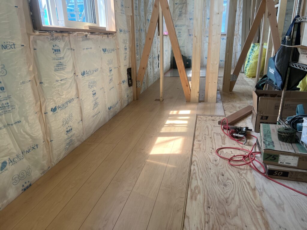 建築現場｜原村で注文住宅ならエルハウス width=