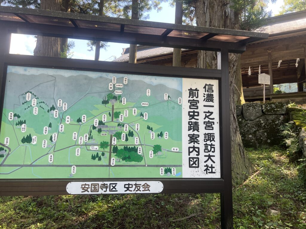 諏訪大社案内図｜茅野市で注文住宅ならエルハウス