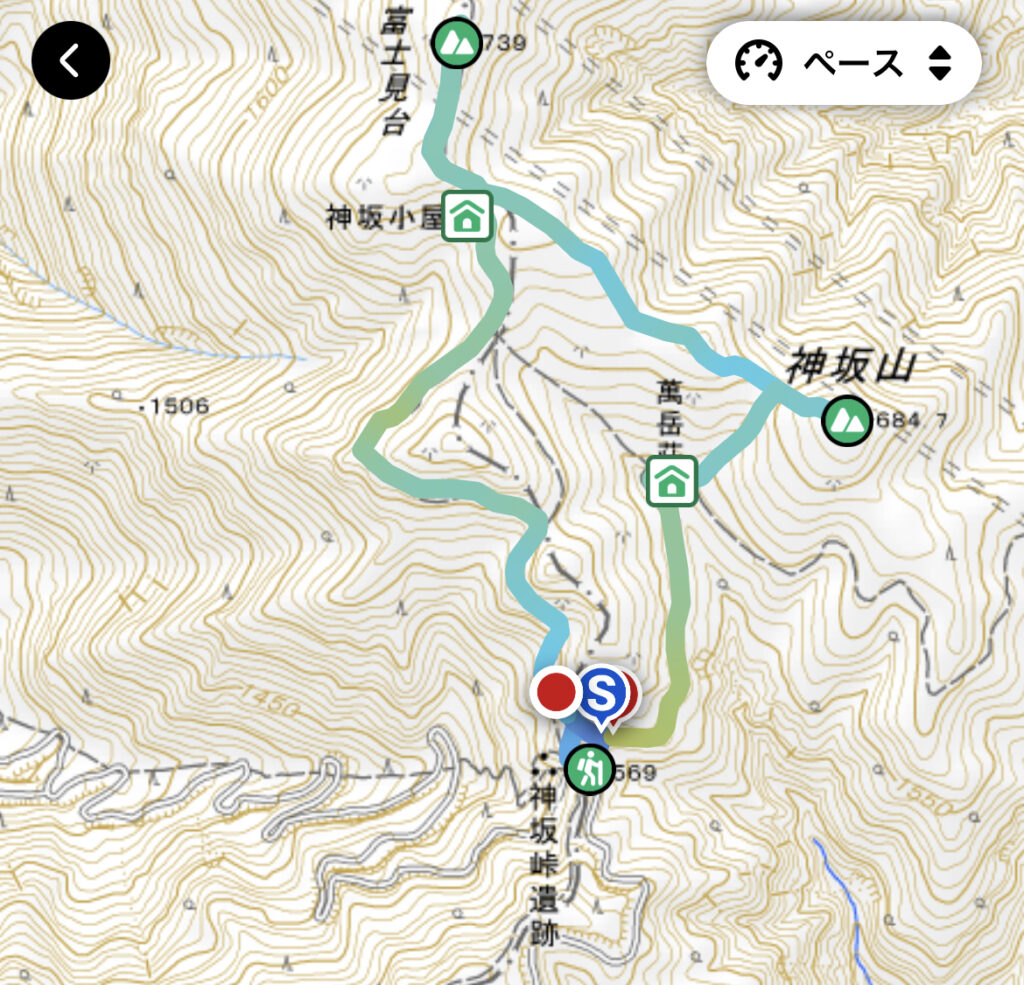 神坂山地図｜長野県のハウスメーカーエルハウス