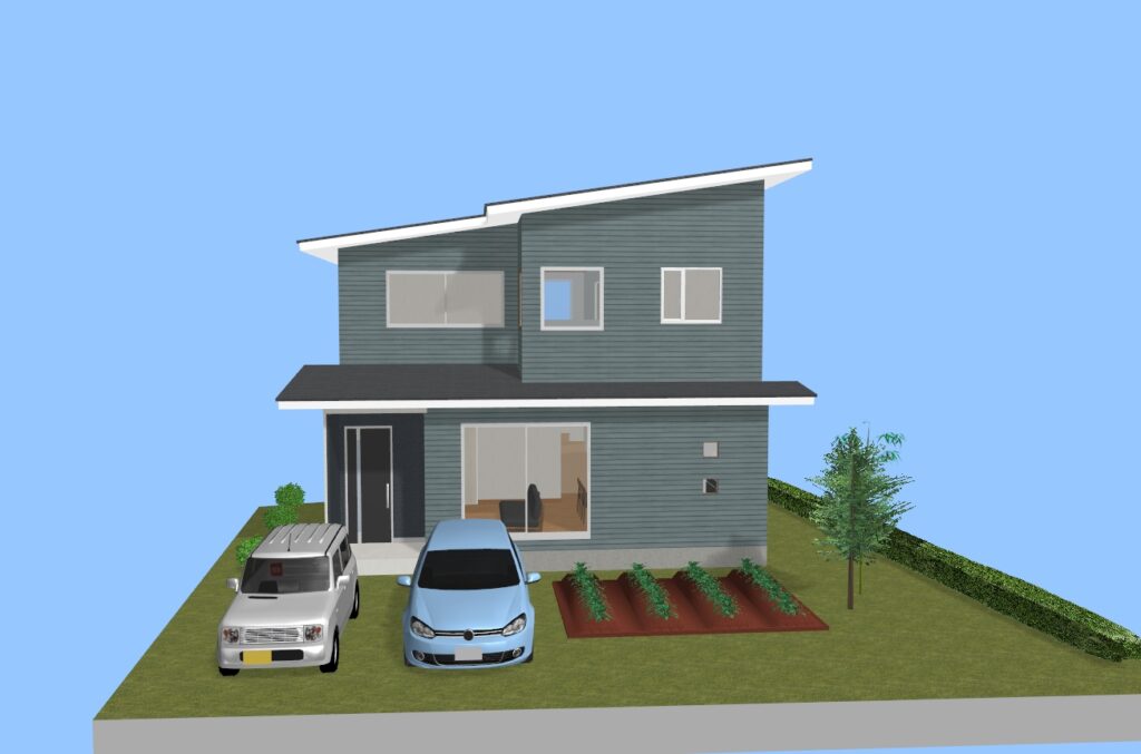 間取り３LDKの２階建４人家族の家｜諏訪市で注文住宅ならエルハウス width=