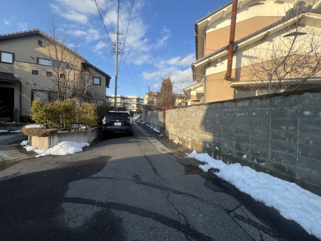 既存敷地のわな４m未満の道路があった時｜諏訪市で注文住宅ならエルハウス width=