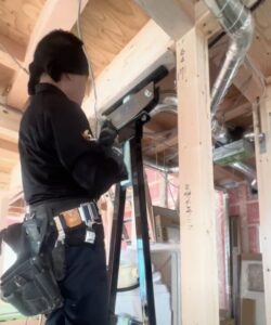 新築工事制震ダンパー　｜松本市の注文住宅ならエルハウス